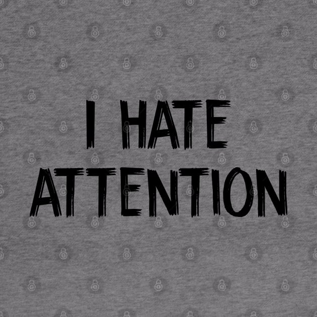 I hate attention white lies party by TIHONA